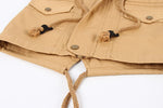 Load image into Gallery viewer, Kids winter hooded canvas jacket
