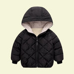 Load image into Gallery viewer, Kids hooded fleeced lined puffer jacket

