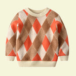 Load image into Gallery viewer, Vintage diamond shape sweater
